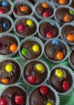 Una foto de Muffins chocolate y rocklers