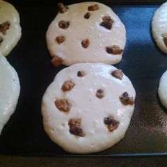 A picture of Chocolate Chip Cookie Dough Pancakes.