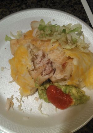 A picture of Pork Chimichanga.
