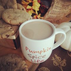 A picture of Pumpkin Spice Bulletproof Coffee.
