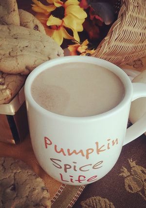 A picture of Pumpkin Spice Bulletproof Coffee.