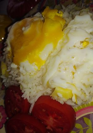 عکسی از دستور کته سیب زمینی با تخم مرغ
