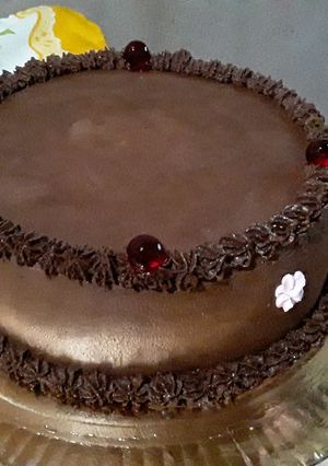 Una foto de Torta con Ganache de chocolate
