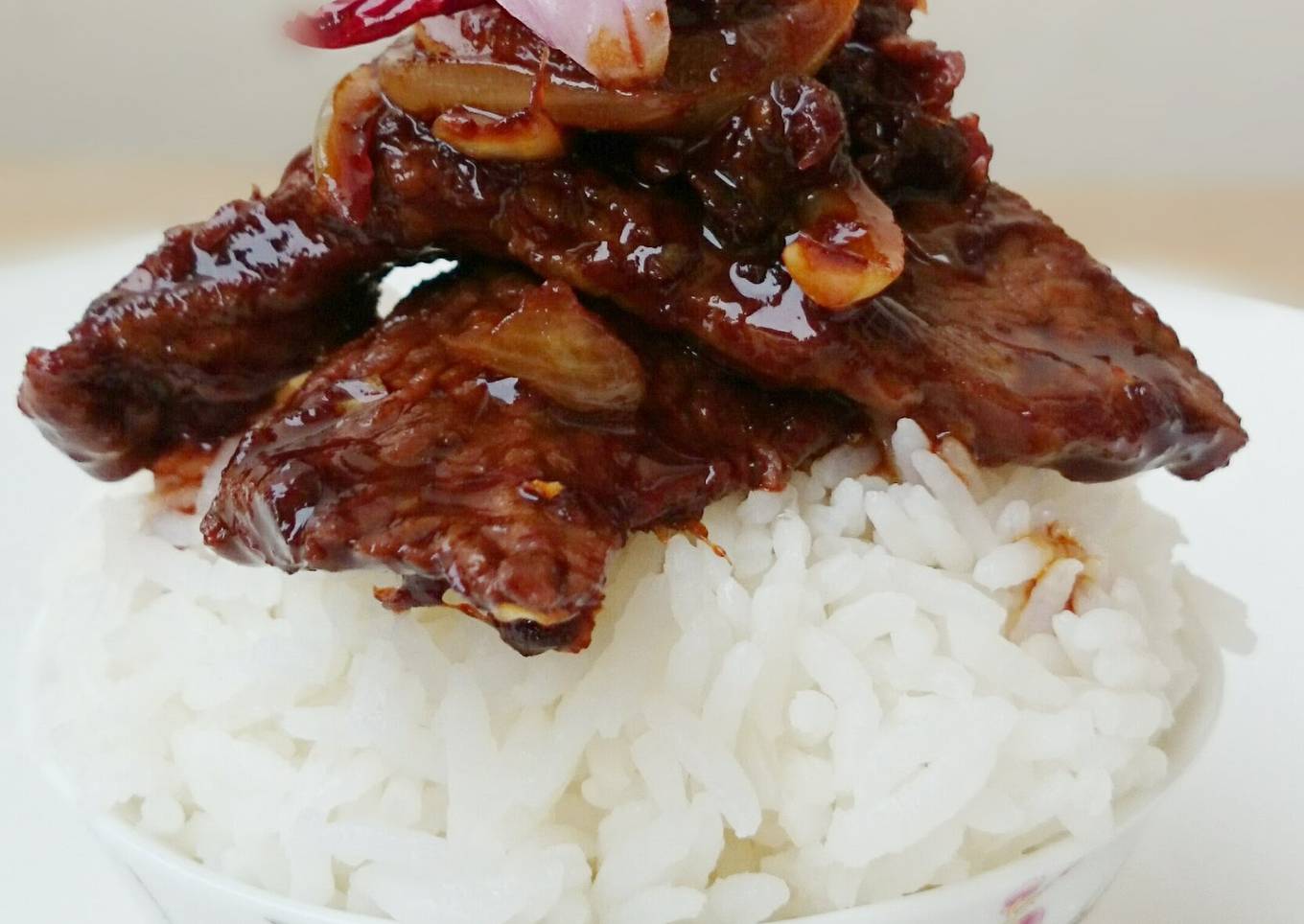 Beef Slice In Sweet Dark Sauce