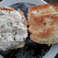 A picture of Homemade chicken salad.