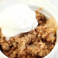 A picture of Apple Crisp in Slow Cooker.