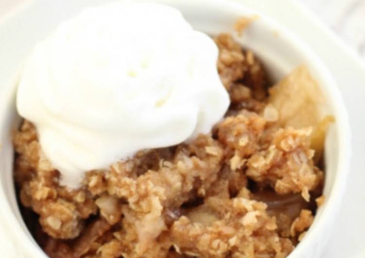 Easiest Way to Prepare Homemade Apple Crisp in Slow Cooker