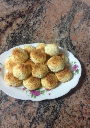 صورة لوصفة طريقة عمل كرات جوز الهند