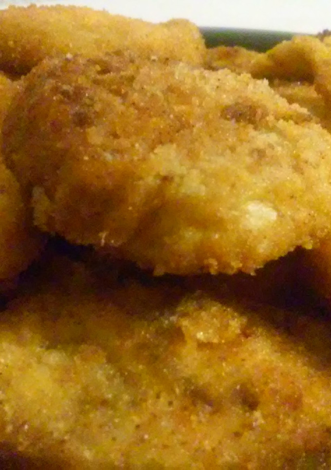 A picture of Eggplant Burger Patties.