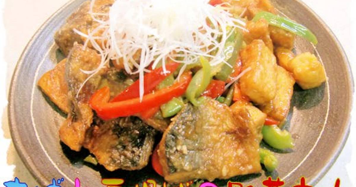 Delicious Mackerel and Deep Fried Tofu with a Thick and Sweet Vinegar