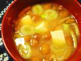 tofu leek soup