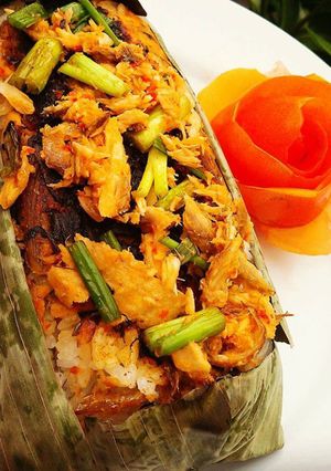 Foto resep Nasi Bakar Sambal Kalak