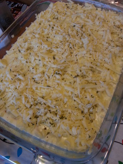 A picture of Mac & Cheese.