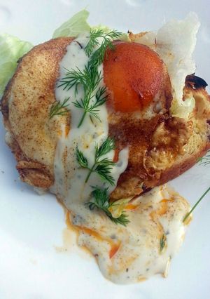 A picture of Spicy Buttered Egg Sandwich.