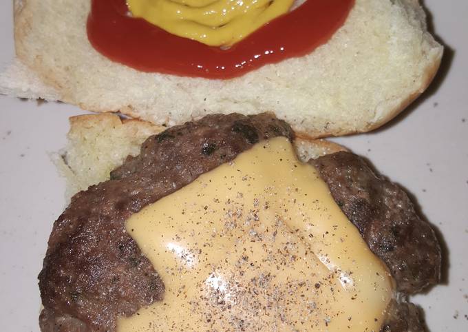 Recipe of Jamie Oliver Garlic Parmesan Burgers