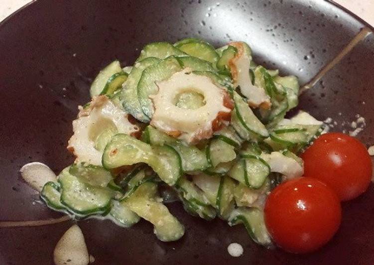 Steps to Cook Favorite Crispy Cucumber Salad with Sesame Mayo and Ponzu