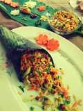 Moothia Chaat (my fusion) 🍛