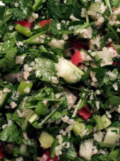 A picture of tabbouleh.