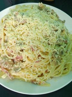 Foto resep Fettuccine Carbonara Simple untuk Pemula