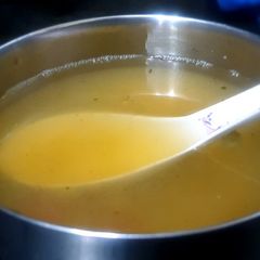 Sweetcorn soup A picture of Sweetcorn soup.