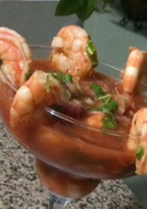 Una foto de Coctel de Camarones