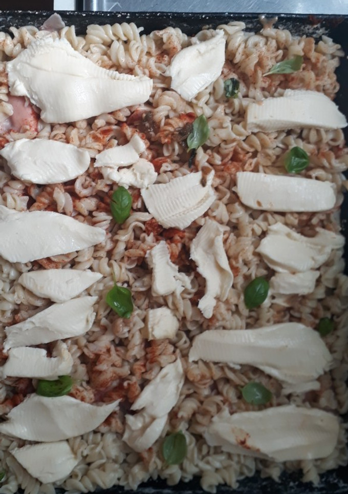 Una foto de Fideos gratinados ❤