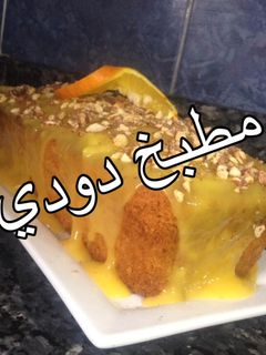 صورة لوصفة طريقة عمل كيكة البرتقال بصوص البرتقال