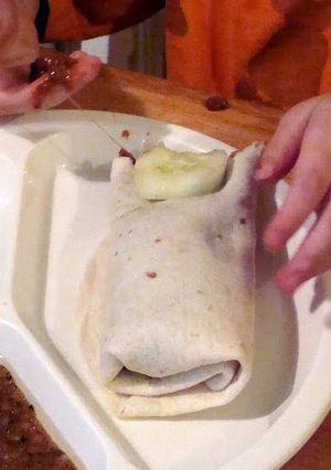 A picture of Taisen's chili tortillas.