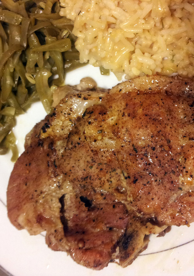 A picture of Simple Baked Pork Chops.