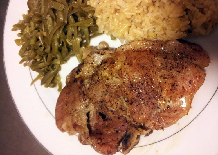 Simple Baked Pork Chops