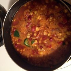 A picture of Coley's Taco Soup.