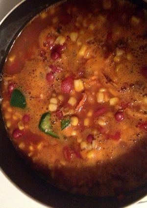 A picture of Coley's Taco Soup.