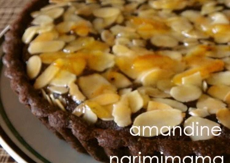 Recipe of Super Quick Homemade Chocolate Amandine (Tart)