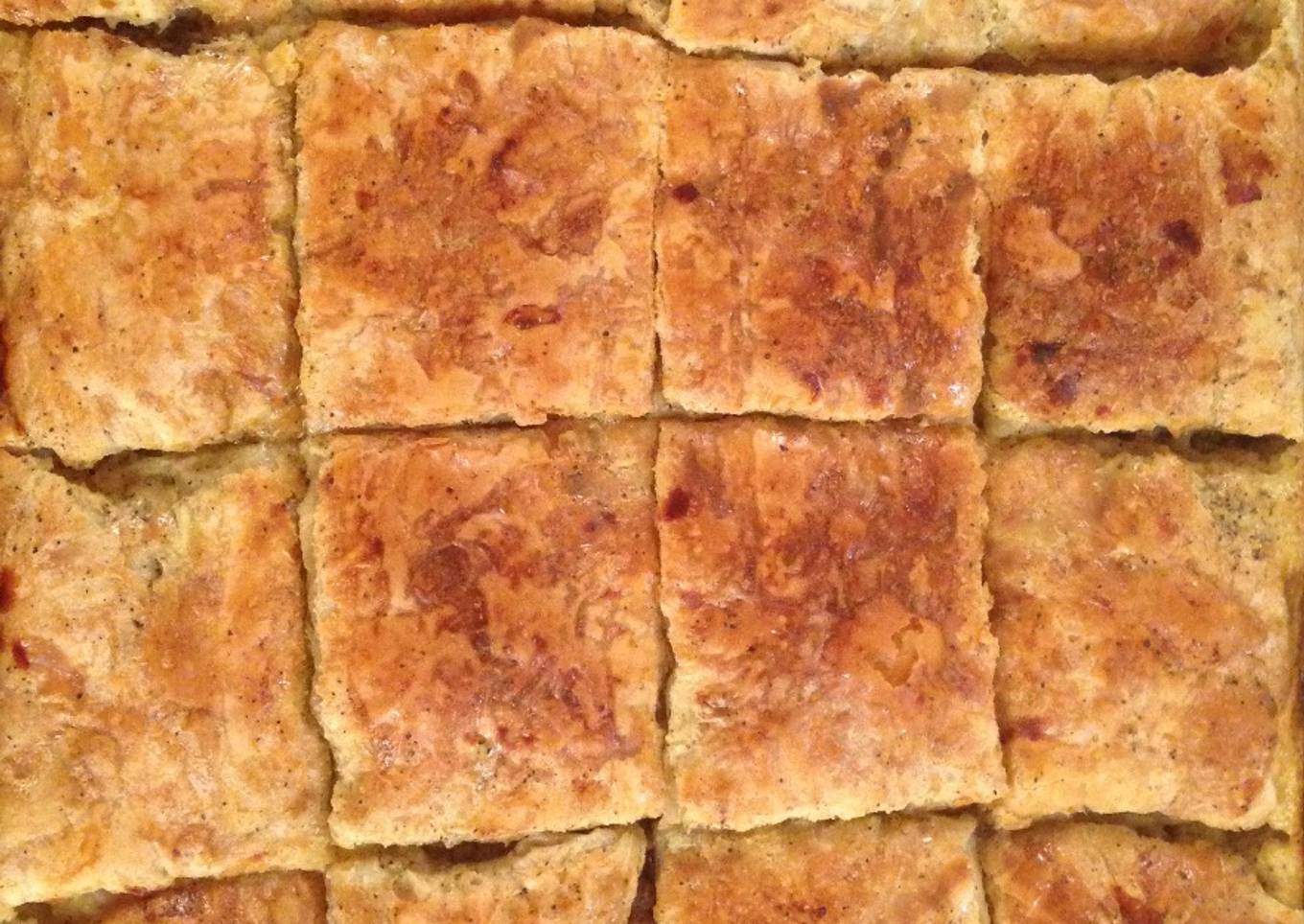 Phyllo meat pie (Egyptian Gullash)