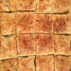 Phyllo meat pie (Egyptian Gullash) A picture of Phyllo meat pie (Egyptian Gullash).