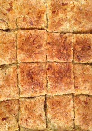 A picture of Phyllo meat pie (Egyptian Gullash).