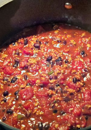 A picture of Turkey Chili.