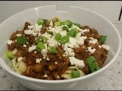 A picture of mediterranean using chickpeas