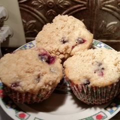 A picture of Blueberry Muffins Fit for a King.