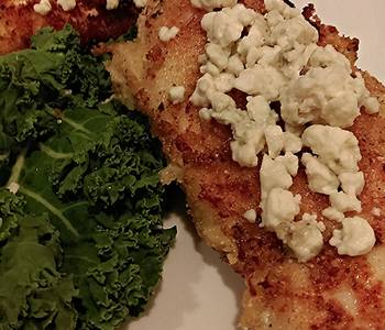 How To Cooking Recipe Chicken Cutlets Topped With Blue Cheese Delicious Nutritious