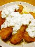 Fried White Fish with Sweet Onion Tartare Sauce