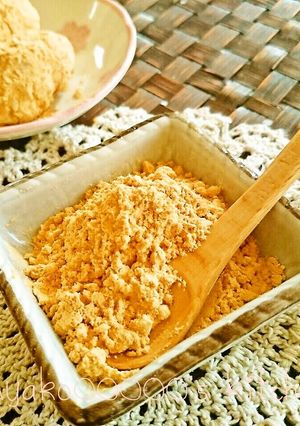 A picture of Easy Homemade Kinako Made with Leftover Beans.
