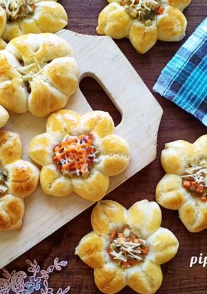 Foto resep Flower Ragout Bread 🏵🌻🌼🌸