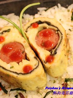 熱狗海苔雞蛋捲 的食譜成品照片