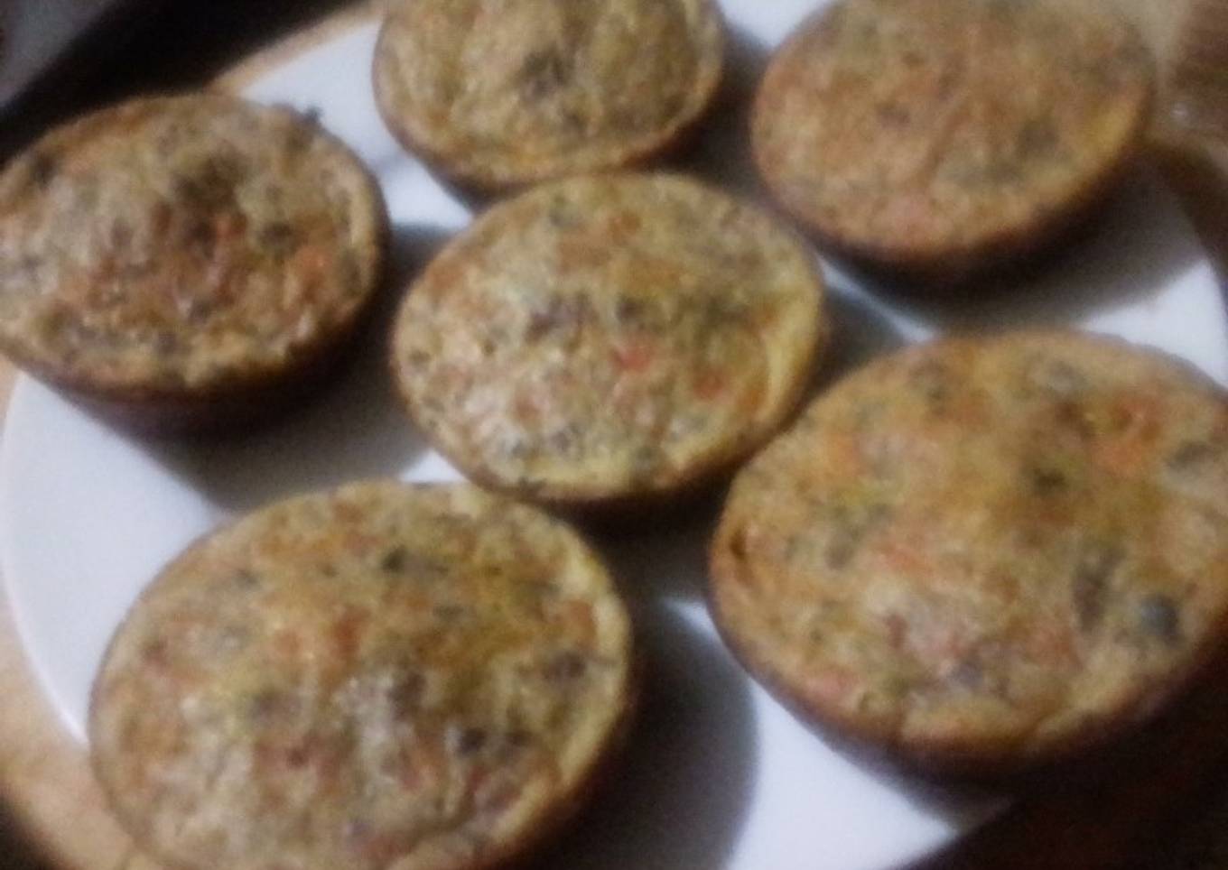 Tortitas de zanahoria carne y calabaza