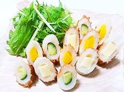A picture of stuffed cucumber