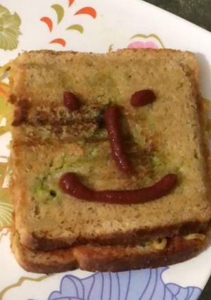 A picture of Maggi sandwich.