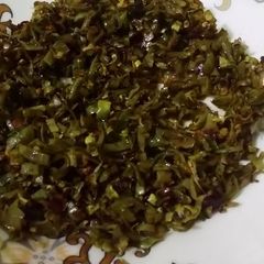 A picture of Fried torri ka chelka.