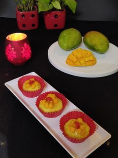 ম‍্যাঙ্গো মিল্ক ভোগ সন্দেশ (Mango milk bhog Sandesh recipe in Bengali) রেসিপির প্রধান ছবি