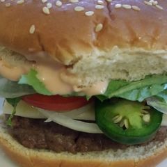 A picture of Angry Burger.